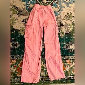 pink size 2 pretty little thing straight leg pants